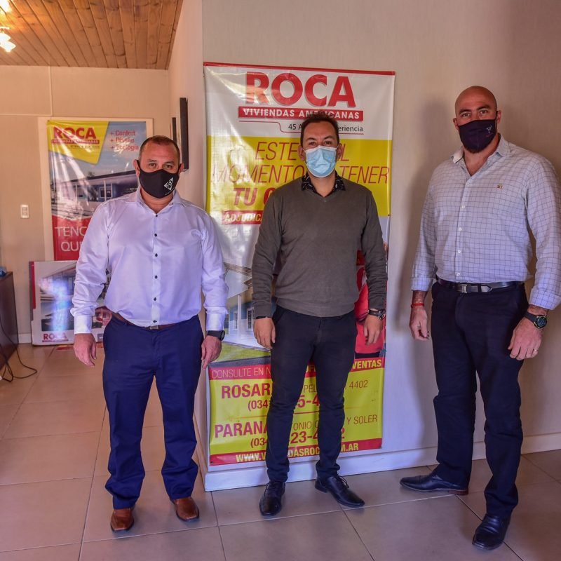 Presidente Ci.S.A.P.E.R. firma de CONVENIO DE VIVIENDAS